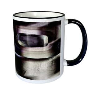 kubek klasyczny z ciemnym uchem i czarnym brzegiem model nr 52 (kopia)